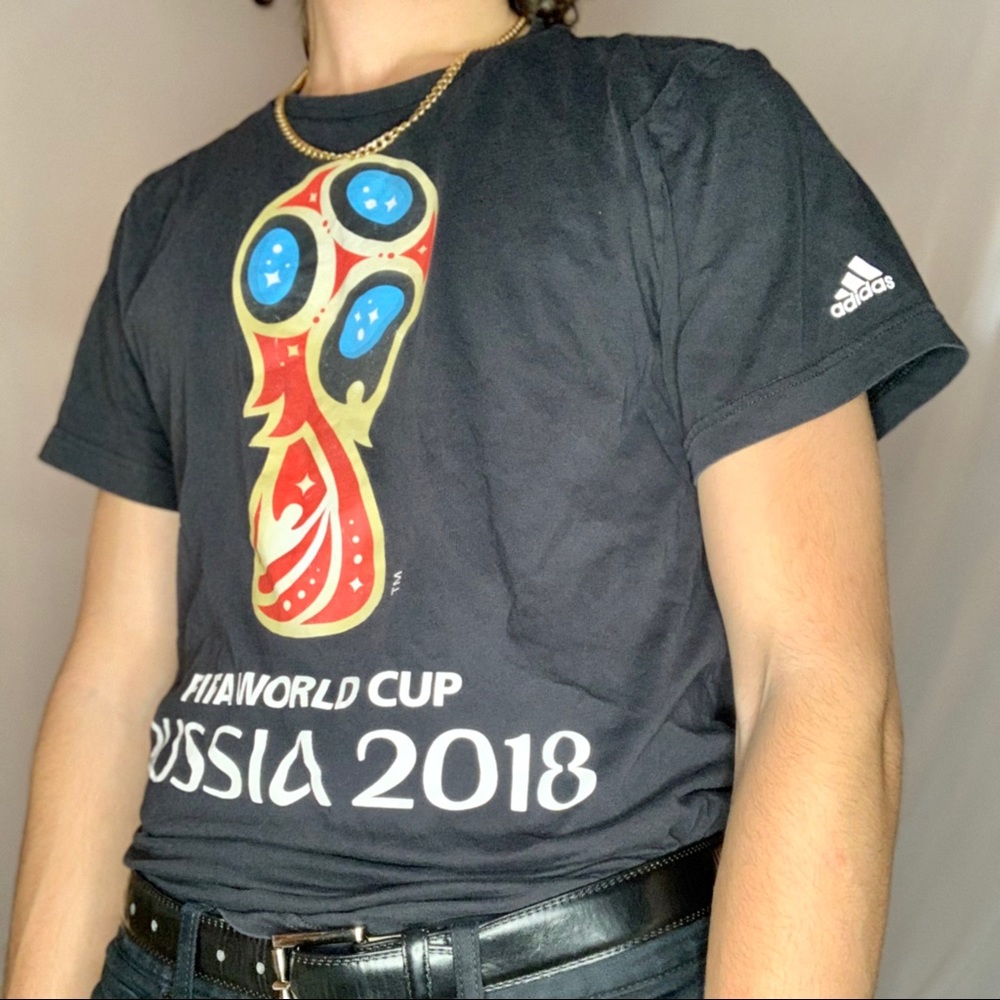 Fifa World Cup Russia 2018 Black T-Shirt